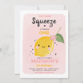 Lemon Birthday Einladung unser Haupt-Squeeze-Party (Vorderseite)