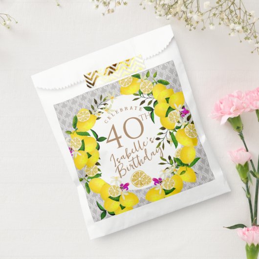 Lemon Birthday Geschenktütchen (Versiegelt)