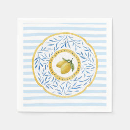 Lemon Birthday Party Paper Napkins Serviette