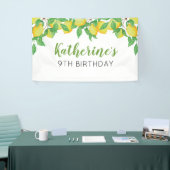 Lemon Birthday Personalized banner (Messeveranstaltung)