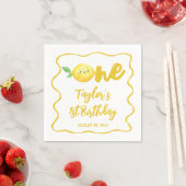 Lemon Birthday Serviette (Beispiel)