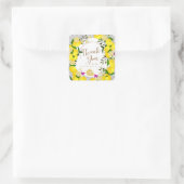 Lemon Birthday Sticker (Tasche)