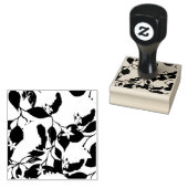 Lemon Blätter Blume Foliage Nahtloses Muster Gummistempel (Stempel)