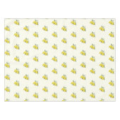 Lemon Blätter Citrus Gelbes Muster Tischdecke (Vorderseite (Horizontal))