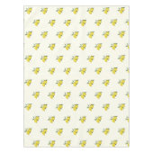 Lemon Blätter Citrus Gelbes Muster Tischdecke (Vorderseite)