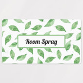 Lemon & Blätter Essenzielle Ölspritzen Flascheneti Etiketten (Design 2)