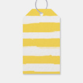 Lemon-Blätter Gelb & Grün | Hochzeit Danke Geschenkanhänger (Rückseite)