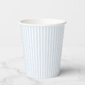 Lemon Blau Streifen Geburtstag Pappbecher (Rückseite)