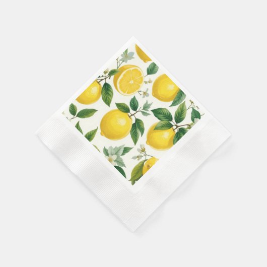 Lemon Bliss Serviette (Ecke)