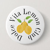 Lemon Bloom Collection Button (Vorderseite)