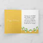 Lemon Bloom Collection Geburtstag Karte (Innenseite)