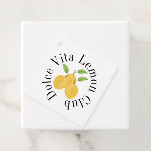 Lemon Bloom Collection Geschenkanhänger (Beispiel)