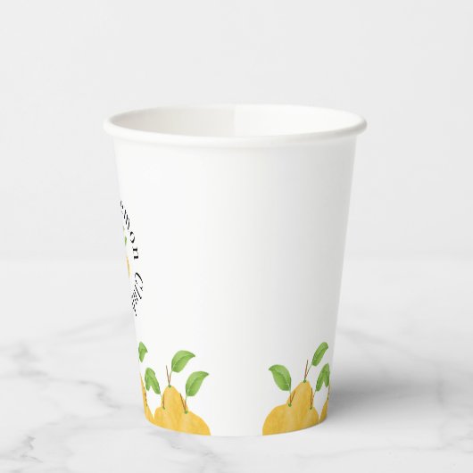 Lemon Bloom Collection Pappbecher (Links)