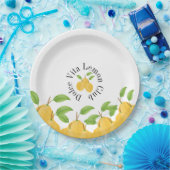 Lemon Bloom Collection Pappteller (Party)