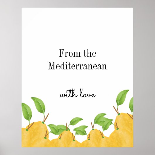 Lemon Bloom Collection  Poster (Vorne)