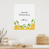 Lemon Bloom Collection  Poster (Küche)