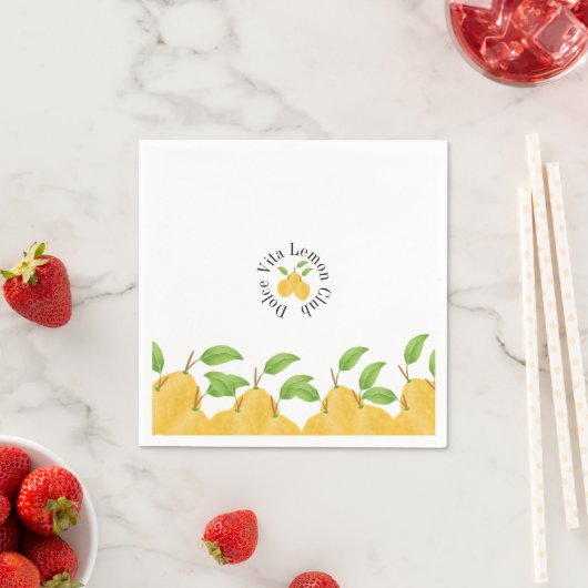 Lemon Bloom Collection Serviette (Beispiel)