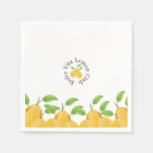 Lemon Bloom Collection Serviette (Vorderseite)