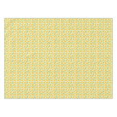 Lemon Bloom Kollektion Gelbes Muster Tischdecke (Vorderseite (Horizontal))