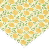 Lemon Bloom Kollektion Gelbes Muster Tischdecke (Schrägansicht)