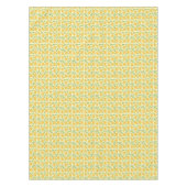 Lemon Bloom Kollektion Gelbes Muster Tischdecke (Vorderseite)