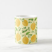 Lemon Bloom Kollektion gemustert gelb Kaffeetasse (Mittel)