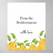 Lemon Bloom Kollektion Poster (Vorne)