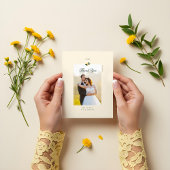 Lemon Blossom Blumenbaum Elegantes Hochzeitssemble Postkarte