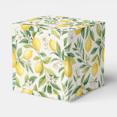 Lemon Blossom Brautparty Geschenkschachtel (Rückseite)