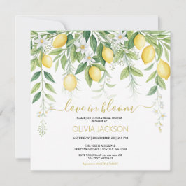 Lemon Blossom Bridal Dusche Einladung