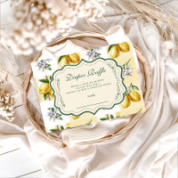 Lemon Blossom Garten Baby Shower Windelraffel