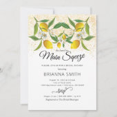 Lemon Blossom Magical Sand Brautparty Einladung (Vorderseite)