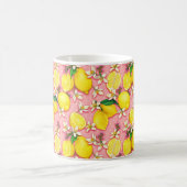 Lemon Blossom Muster Pink Tasse (Mittel)