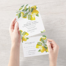 Lemon Blossom Wedding