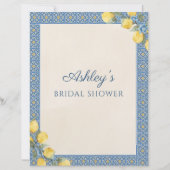 Lemon Blue Er sagte, sie sagte, Brautparty Game (Rückseite)