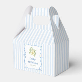 Lemon Blue Geburtstag Geschenkschachtel