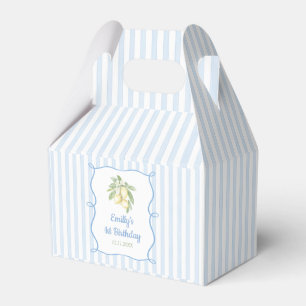 Lemon Blue Geburtstag Geschenkschachtel