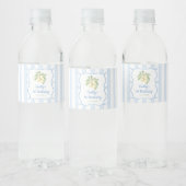 Lemon Blue Geburtstag Wasserflaschenetikett (Flaschen)