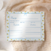 Lemon Blue Italia Brautparty Rezept Karte