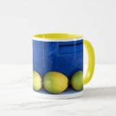 Lemon Blue Tasse und Donut (VorderseiteRechts)