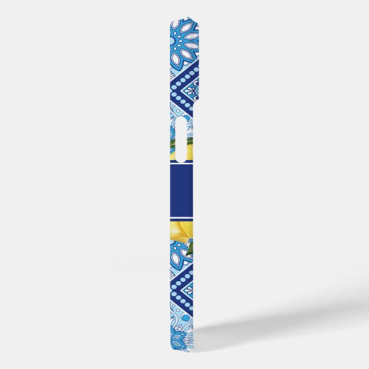 Lemon Blue Tile Case-Mate iPhone Hülle (Rückseite / Rechts)