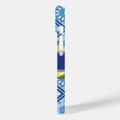 Lemon Blue Tile Case-Mate iPhone Hülle (Rückseite / Links)