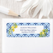 Lemon Blue Tile Greenerity Rücksendeadresse (Insitu)