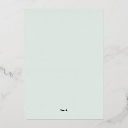 Lemon Blue Whimy Frame La Dolce Vita Brautparty Folieneinladung (Rückseite)