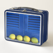 Lemon Blue Window Metal lunch box (Vorderseite)