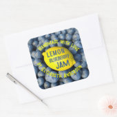 Lemon & Blueberry Jam Square Sticker (Umschlag)