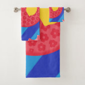 Lemon Blume Plate Badhandtuch Set (Insitu)