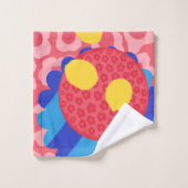 Lemon Blume Plate Badhandtuch Set (Waschlappen)