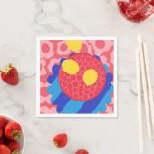 Lemon Blume Plate Serviette (Beispiel)