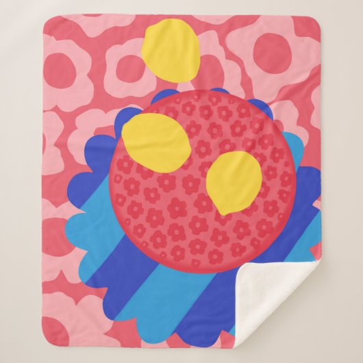 Lemon Blume Plate Sherpadecke (Vorderseite)